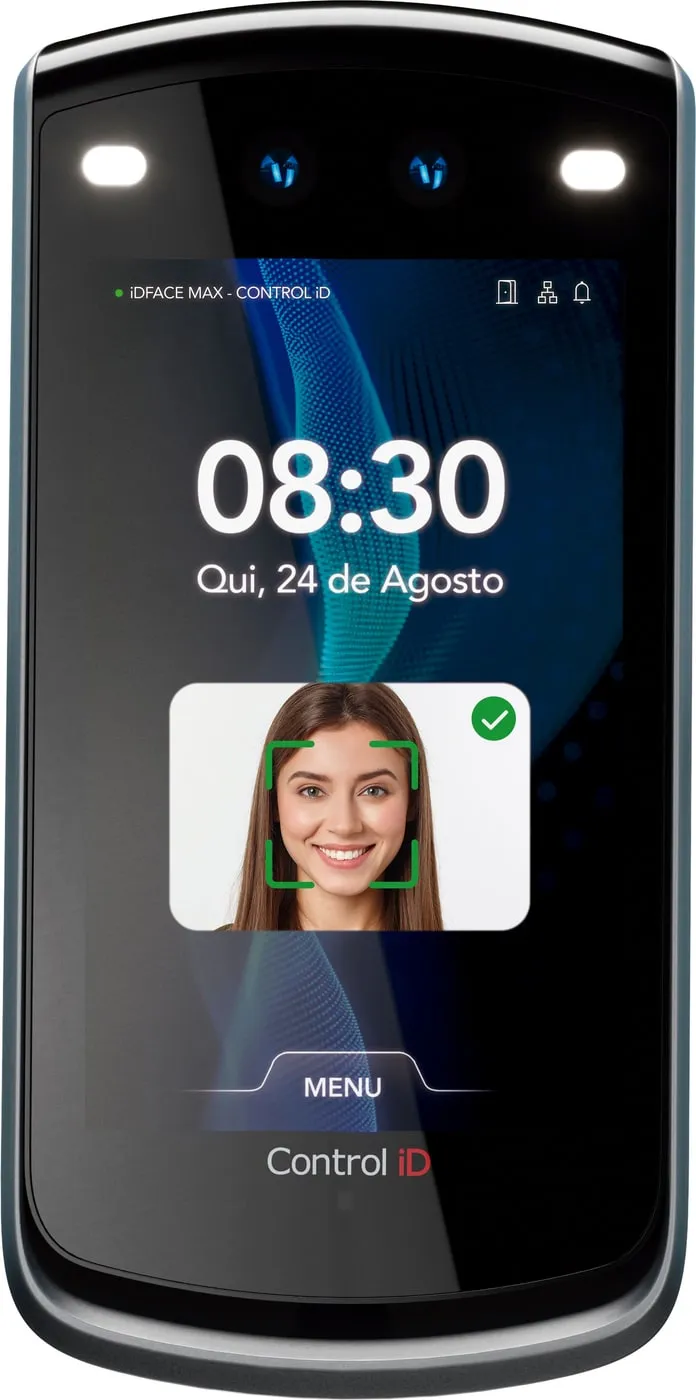 Control iD iDFace Max, foto oficial do fabricante